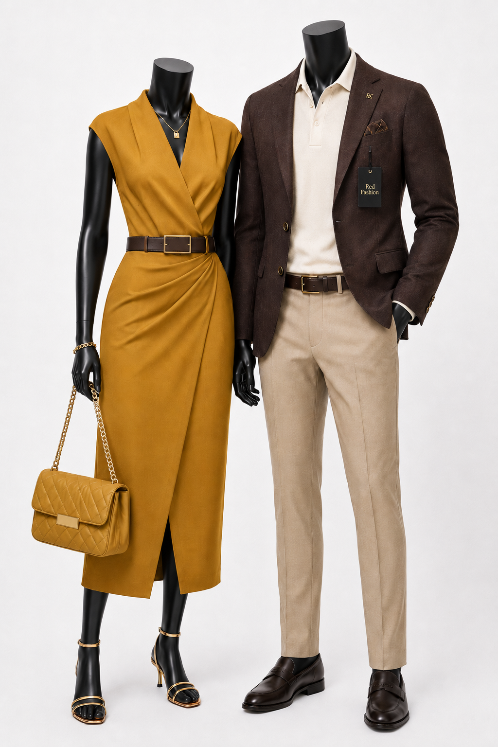 Red Fashion signature editorial look